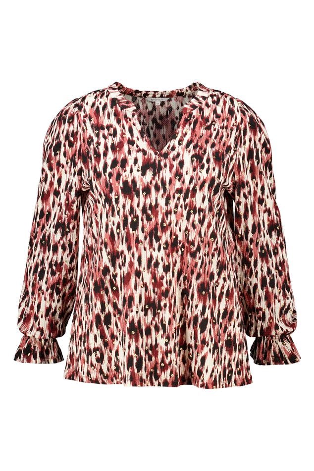 Top estampado y con textura image number 1