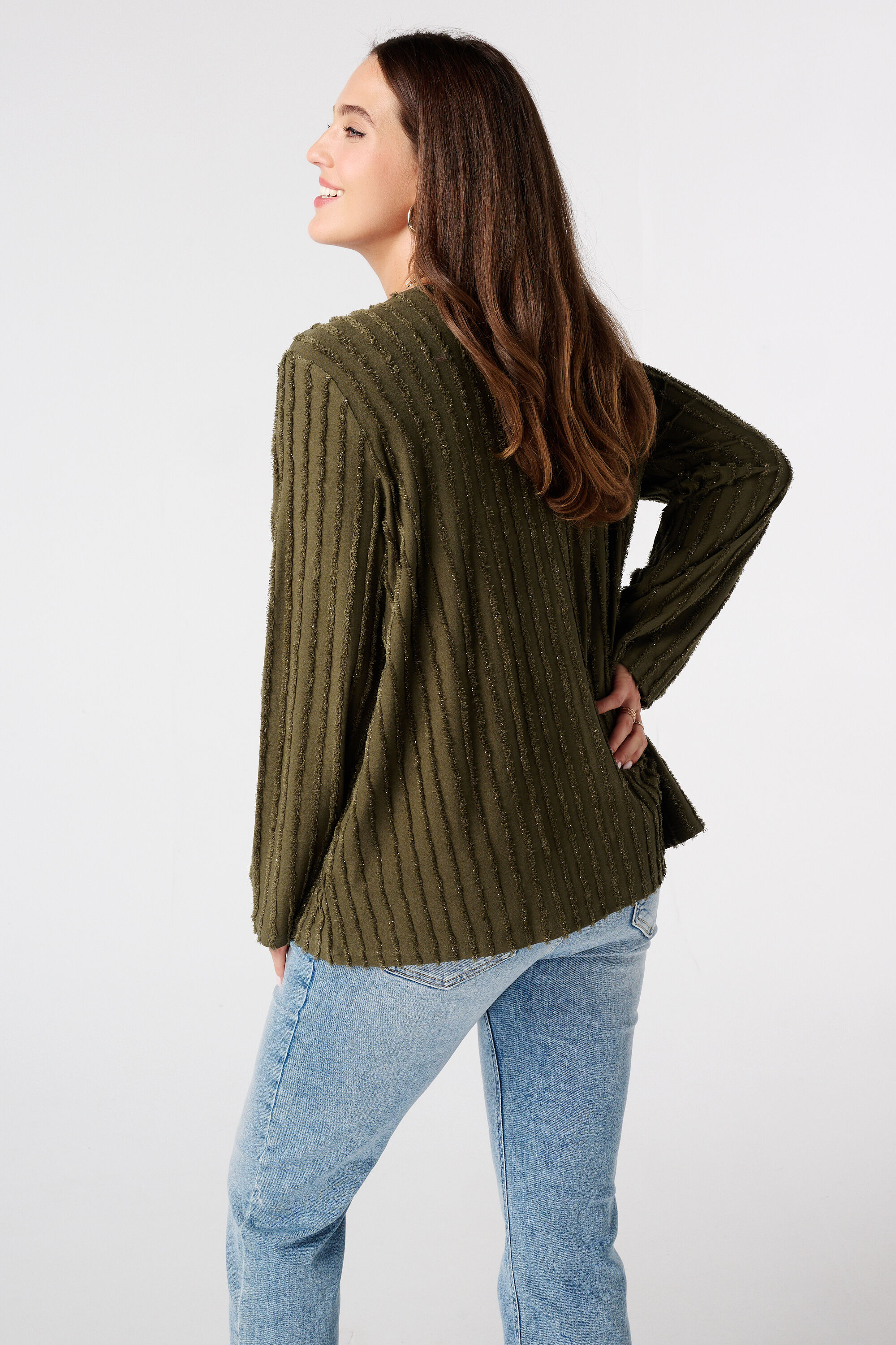 Top con textura de flecos image number 3