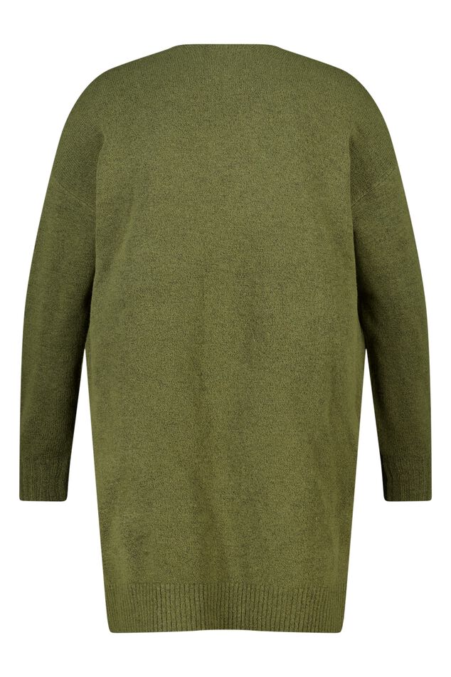 Chaqueta de punto media con bolsillos image number 2