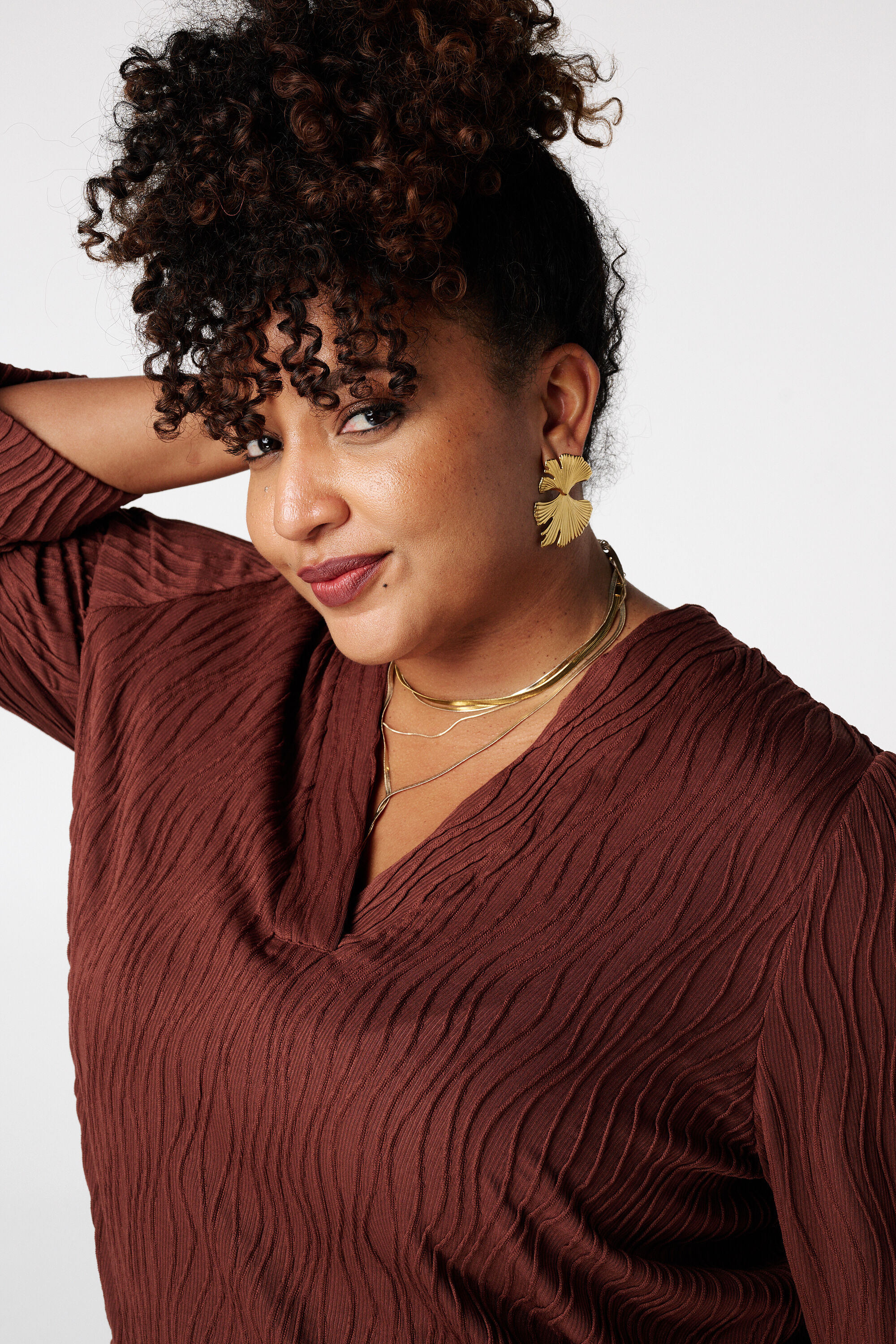 Top con estructura ondulada image number 4