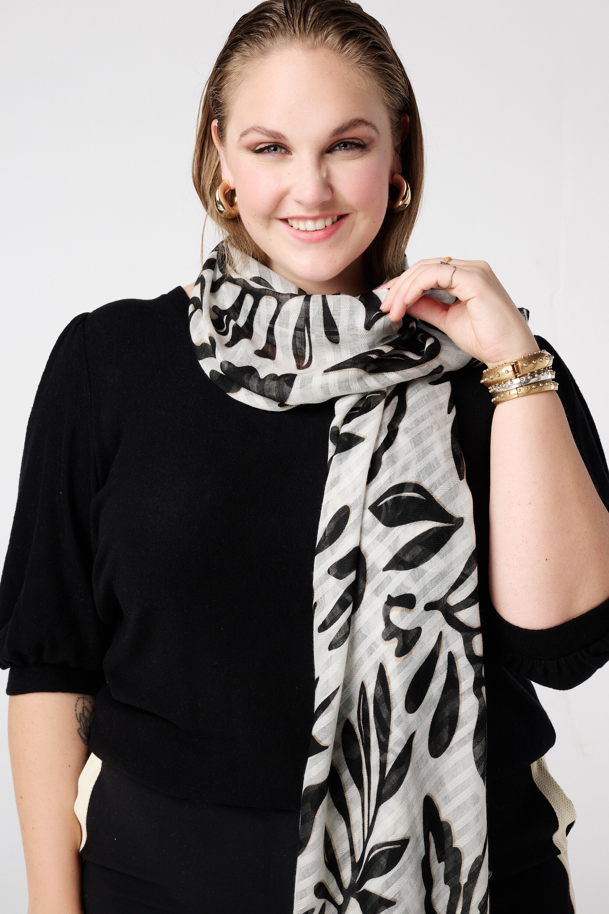 Bufanda con estampado