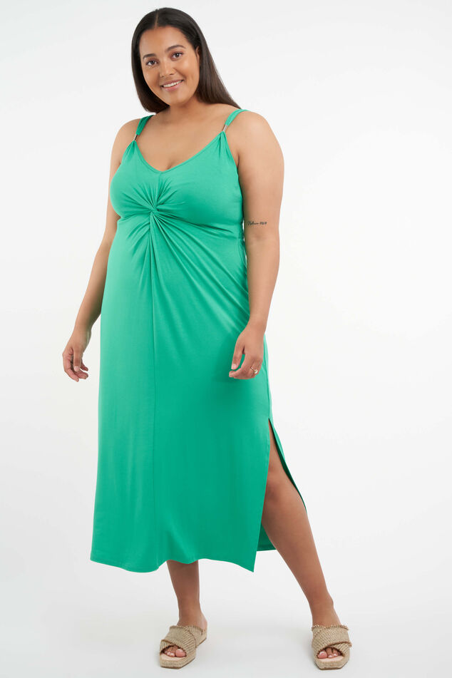 Vestido con frunce image number 0