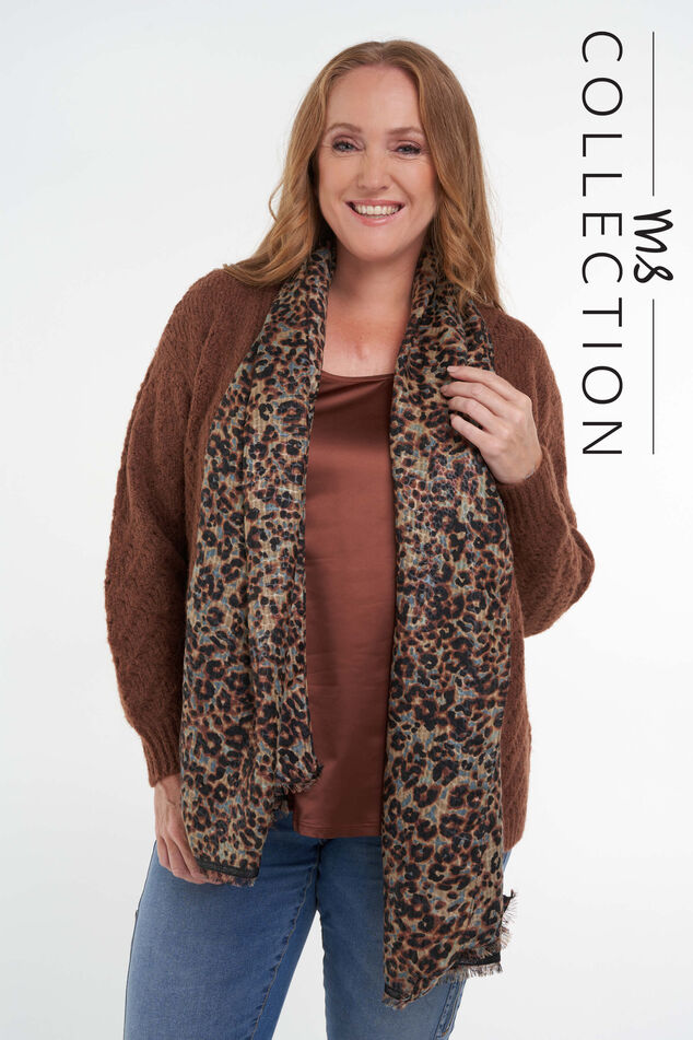 Bufanda con estampado  image number 0