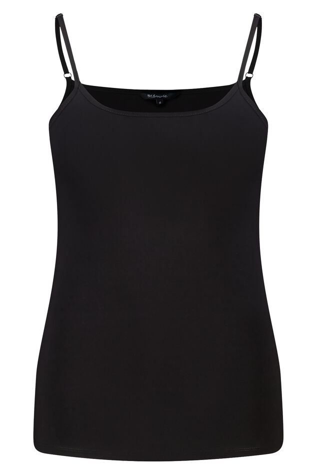 Top de espagueti con elástico image number 1