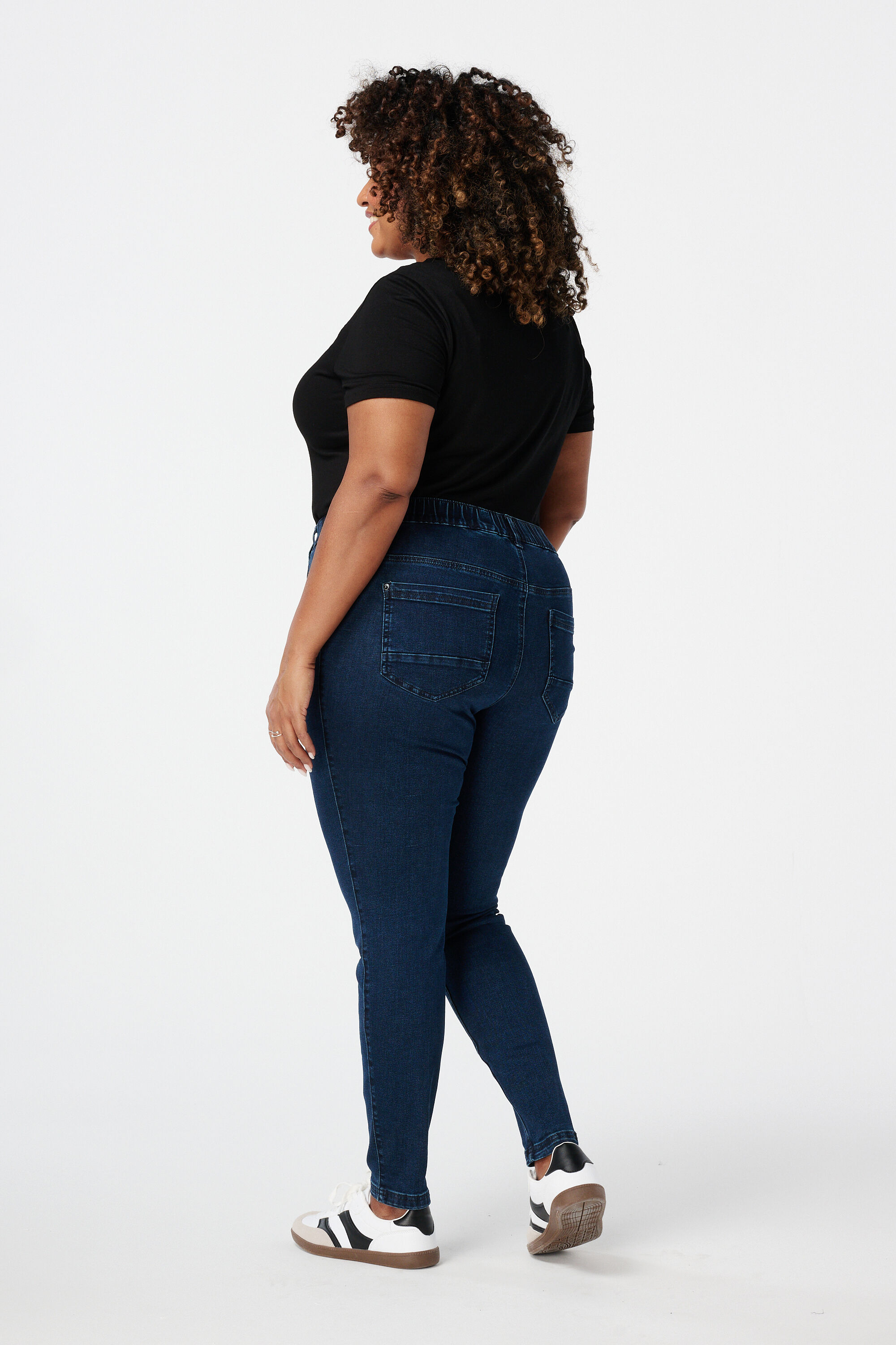 Treggings con aspecto denim image number 3