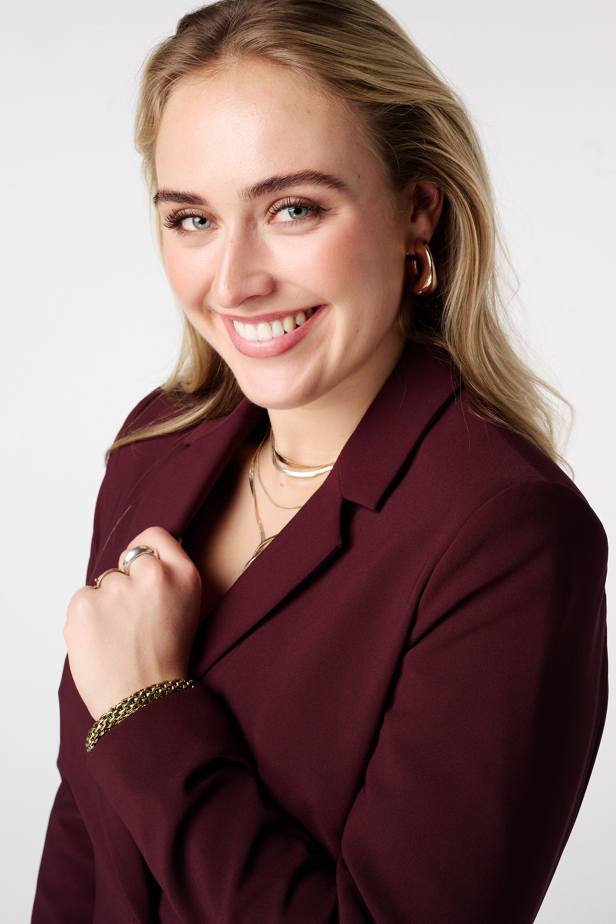 Blazer con cierre de un bot&oacute;n image number 4