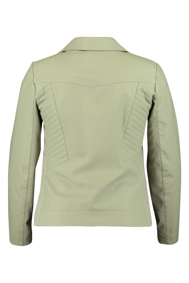 Chaqueta de cuero sintético  image number 2