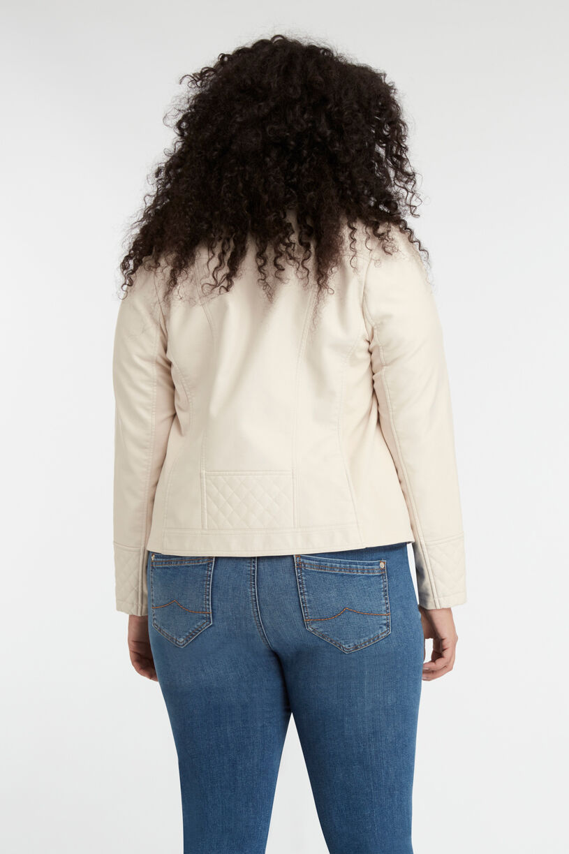 Chaqueta de cuero PU image number 4