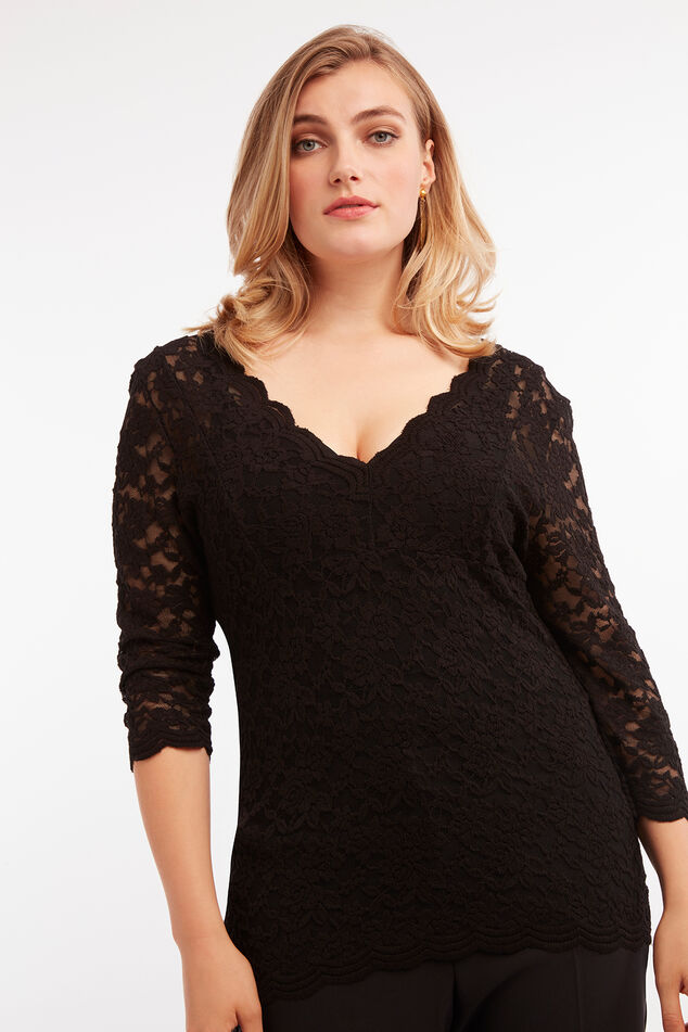 Top de encaje image number 0