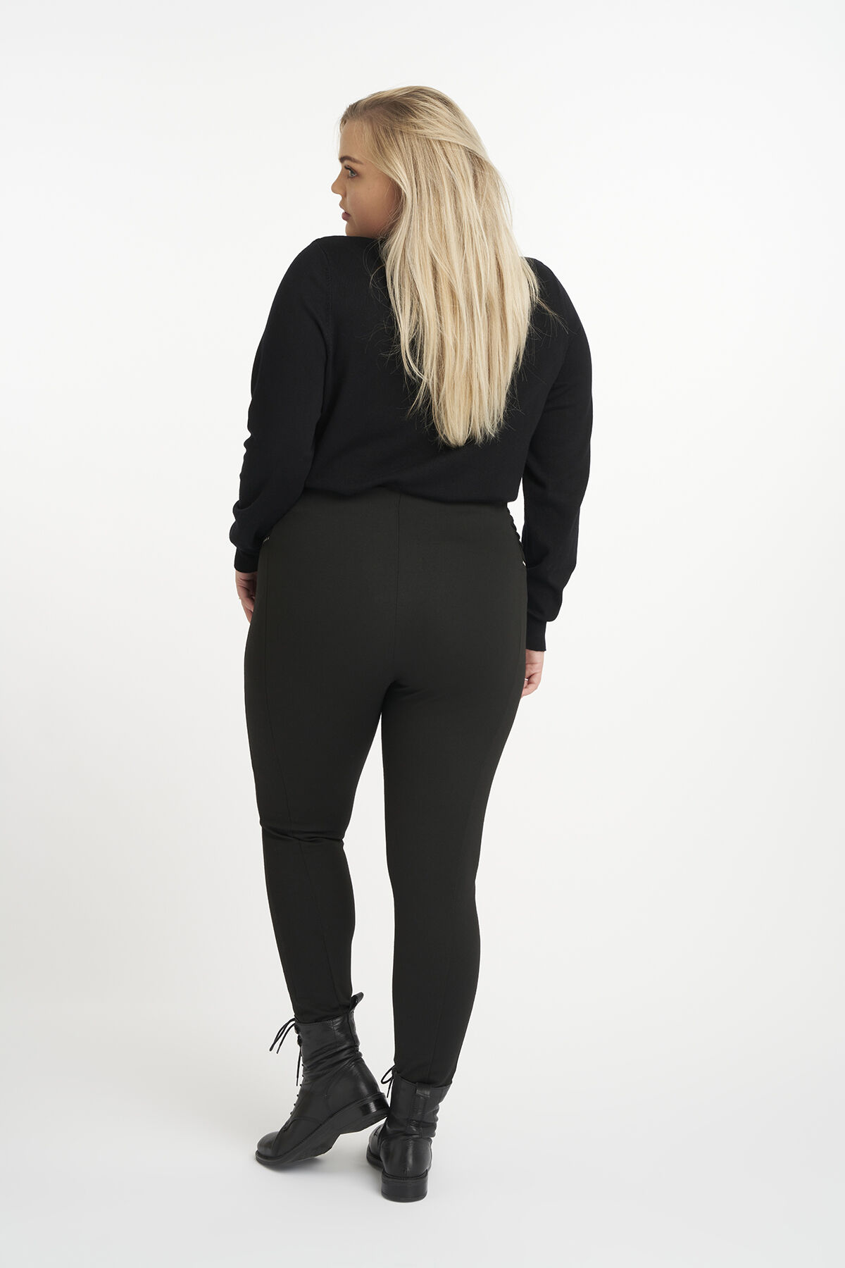 Tregging con cremalleras de adorno image number 3