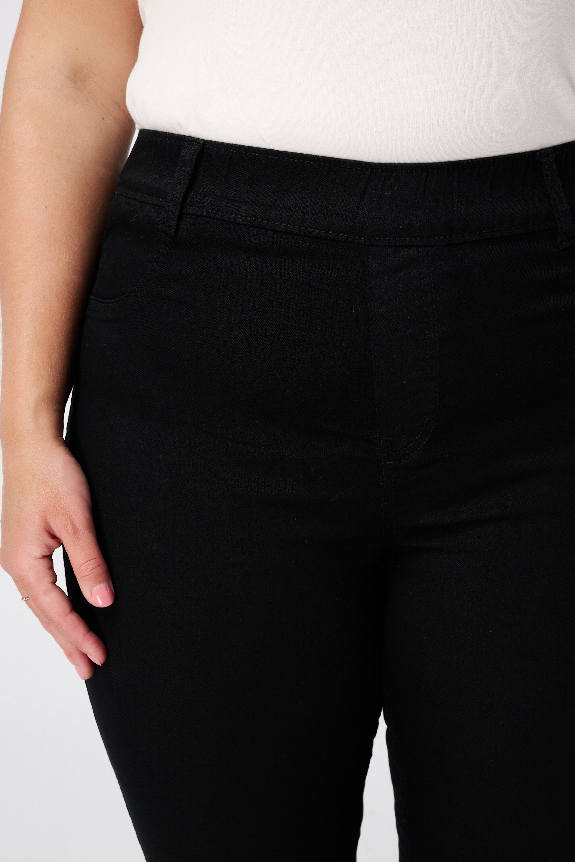 Treggings con aspecto denim image number 4