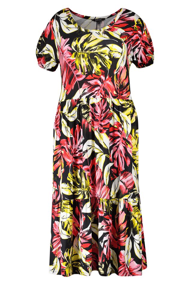 Vestido largo con estampado  image number 2