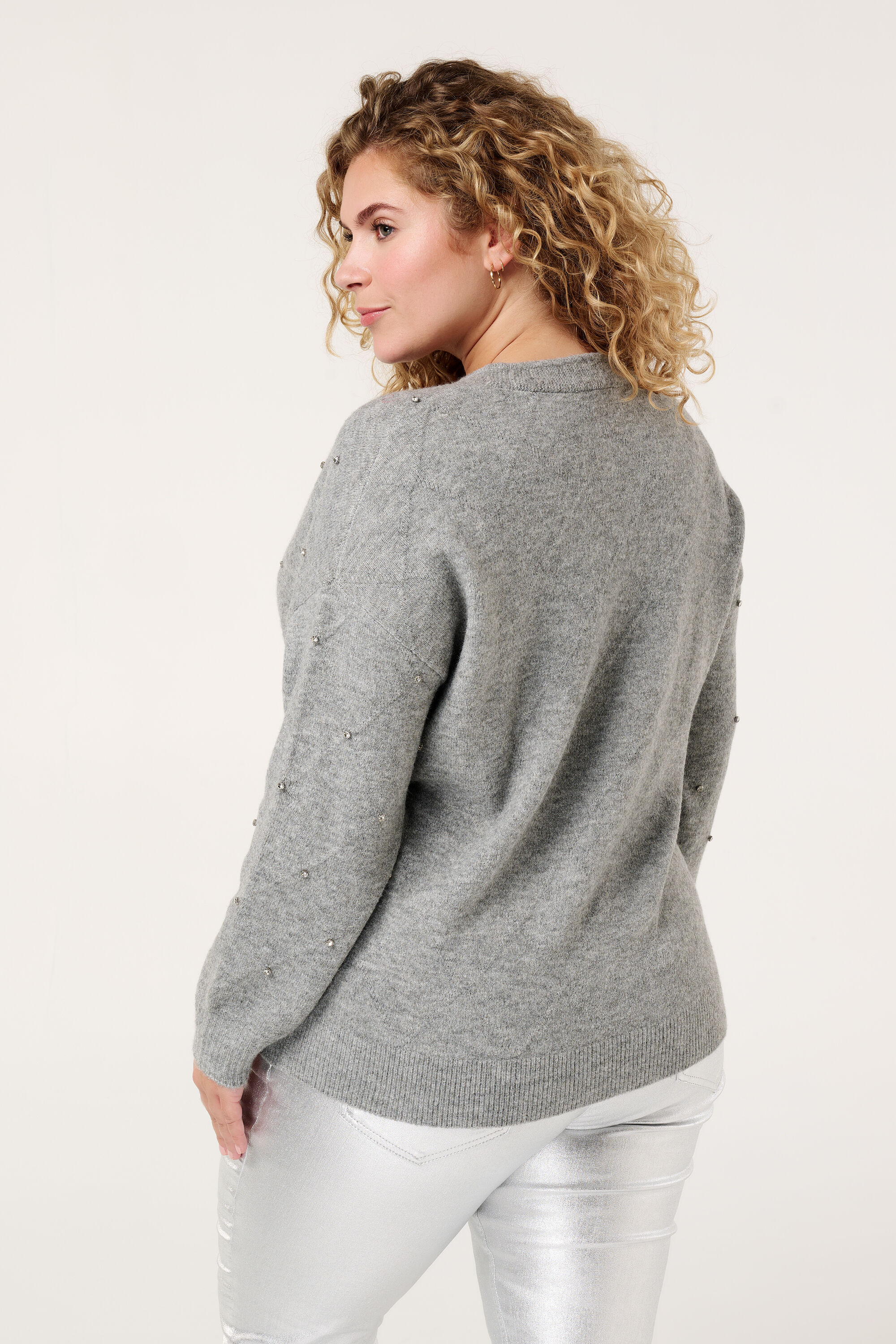 Jersey con brillantes como detalle image number 3