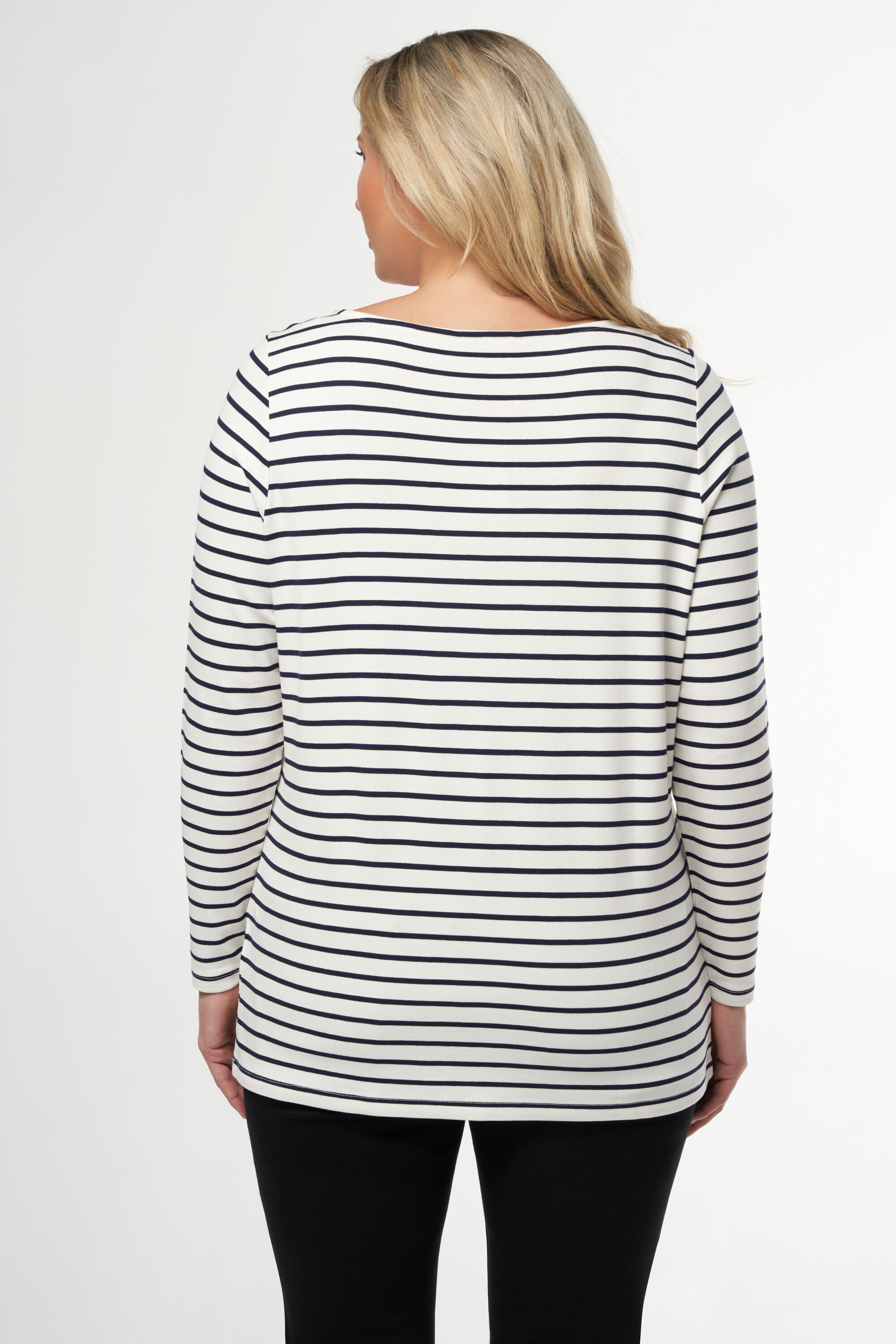 Camiseta con rayas de manga larga image number 3
