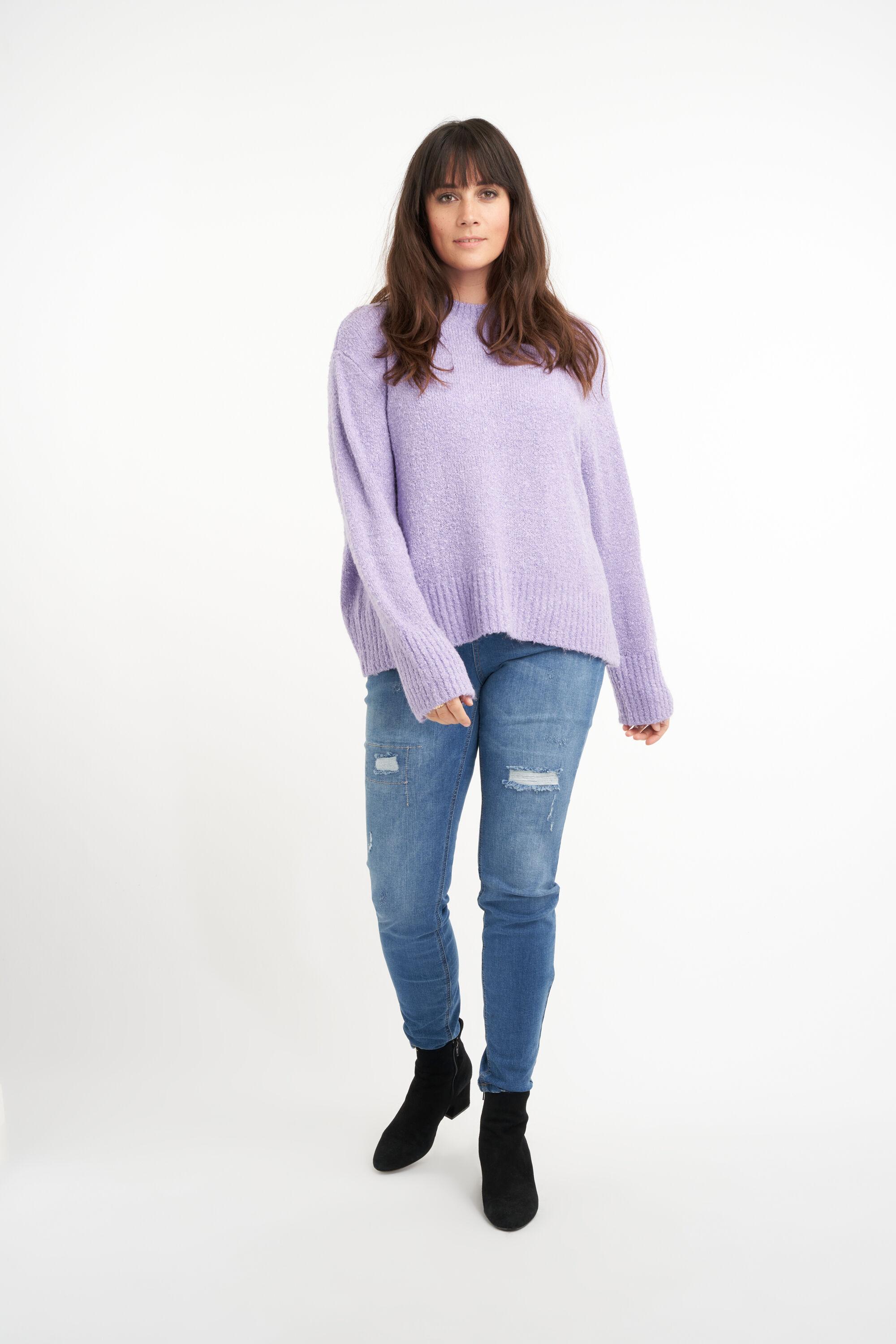 Su&eacute;ter con efecto bucl&eacute; image number 5