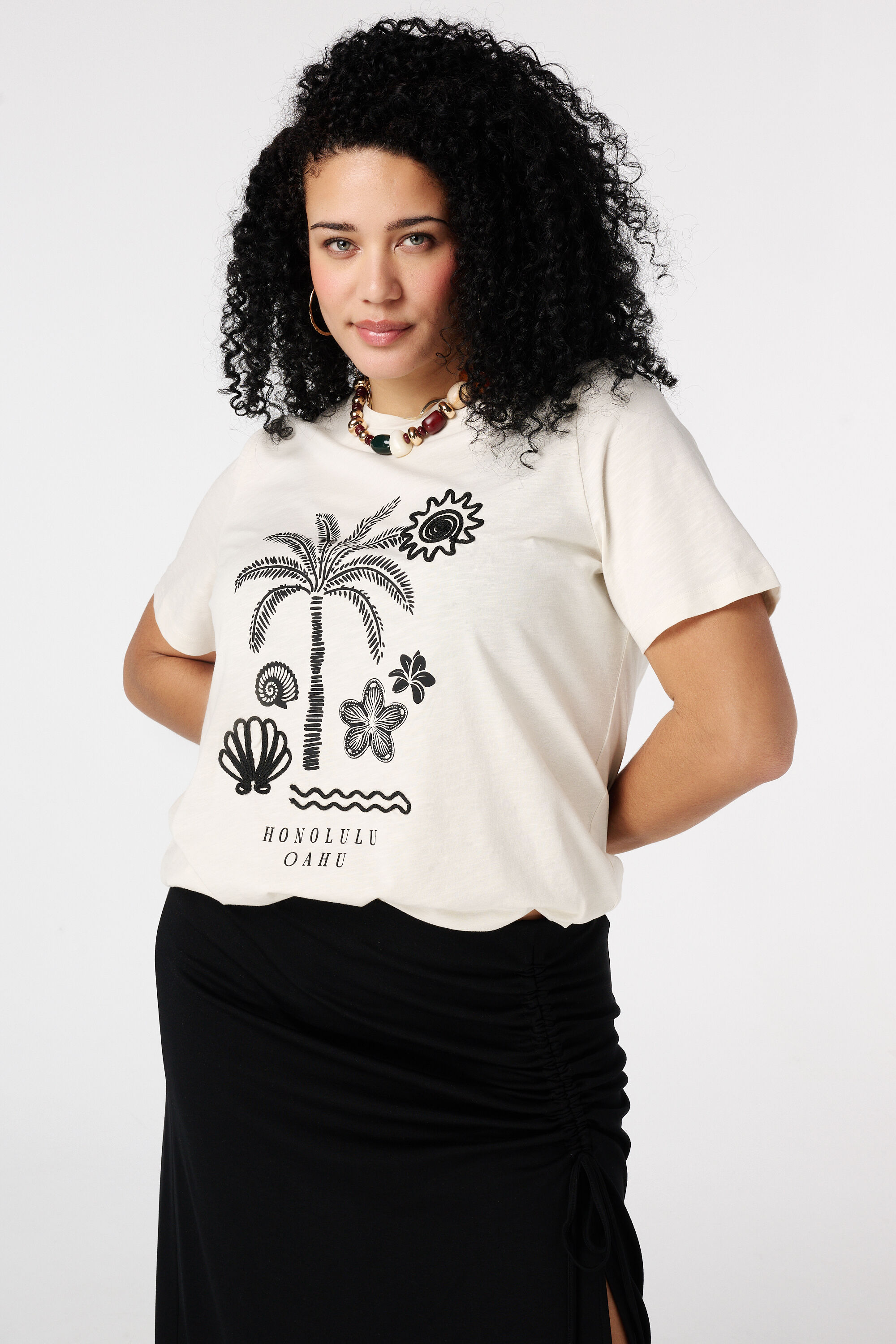 Camiseta con texto image number 0