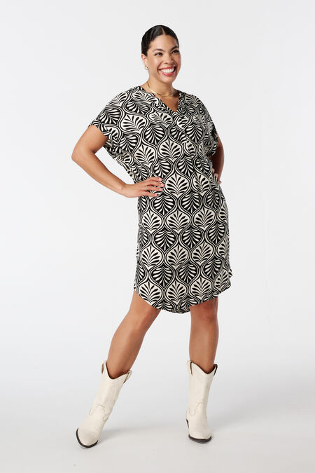 Vestido midi con estampado Vestido midi con estampado