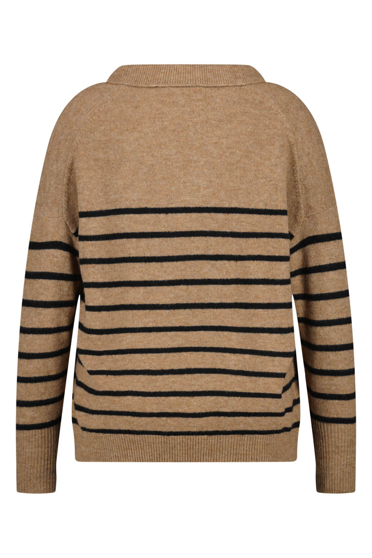 Su&eacute;ter de punto fino con cuello de polo image number 2