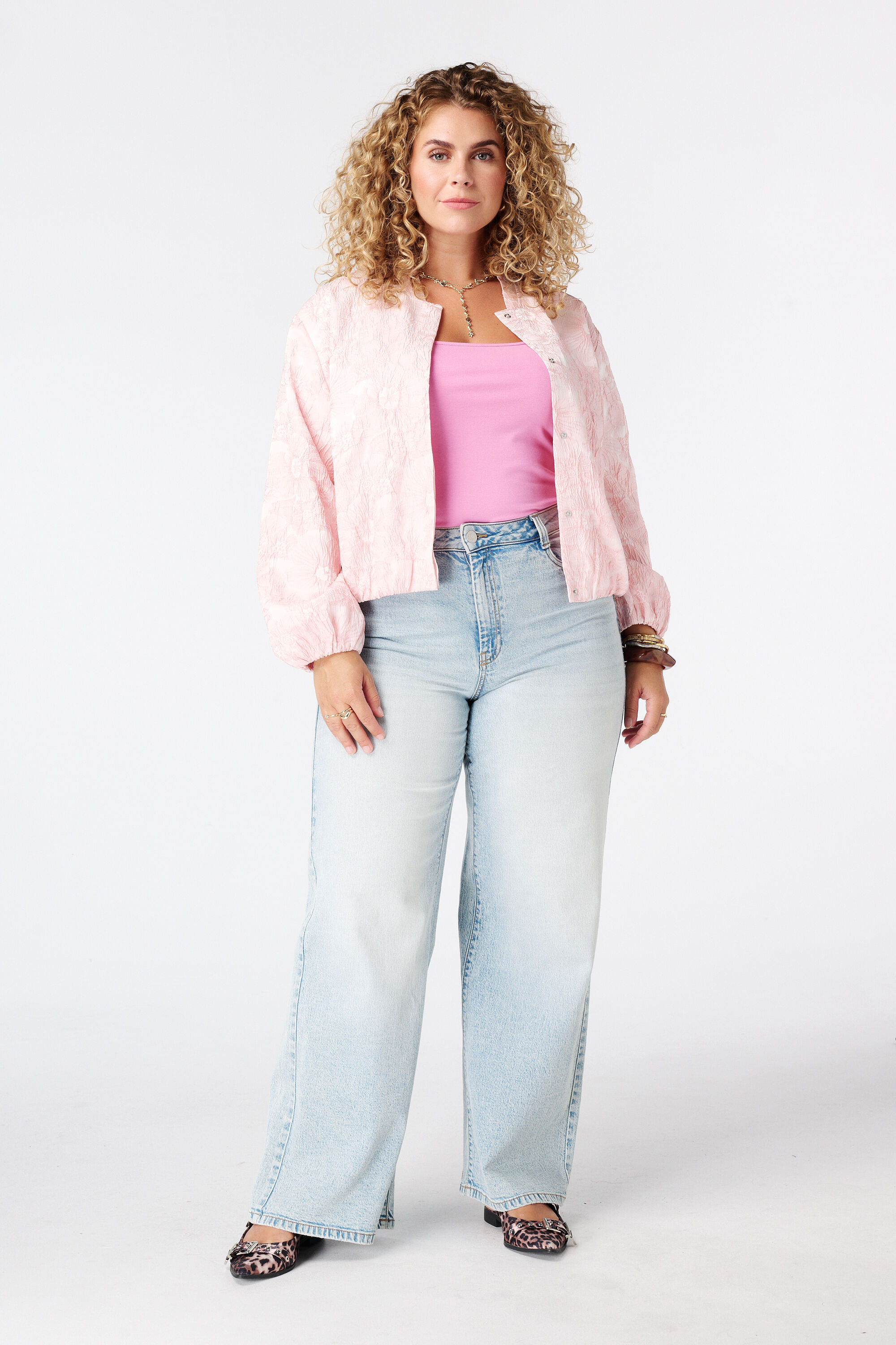 Chaqueta bomber de jacquard image number 5