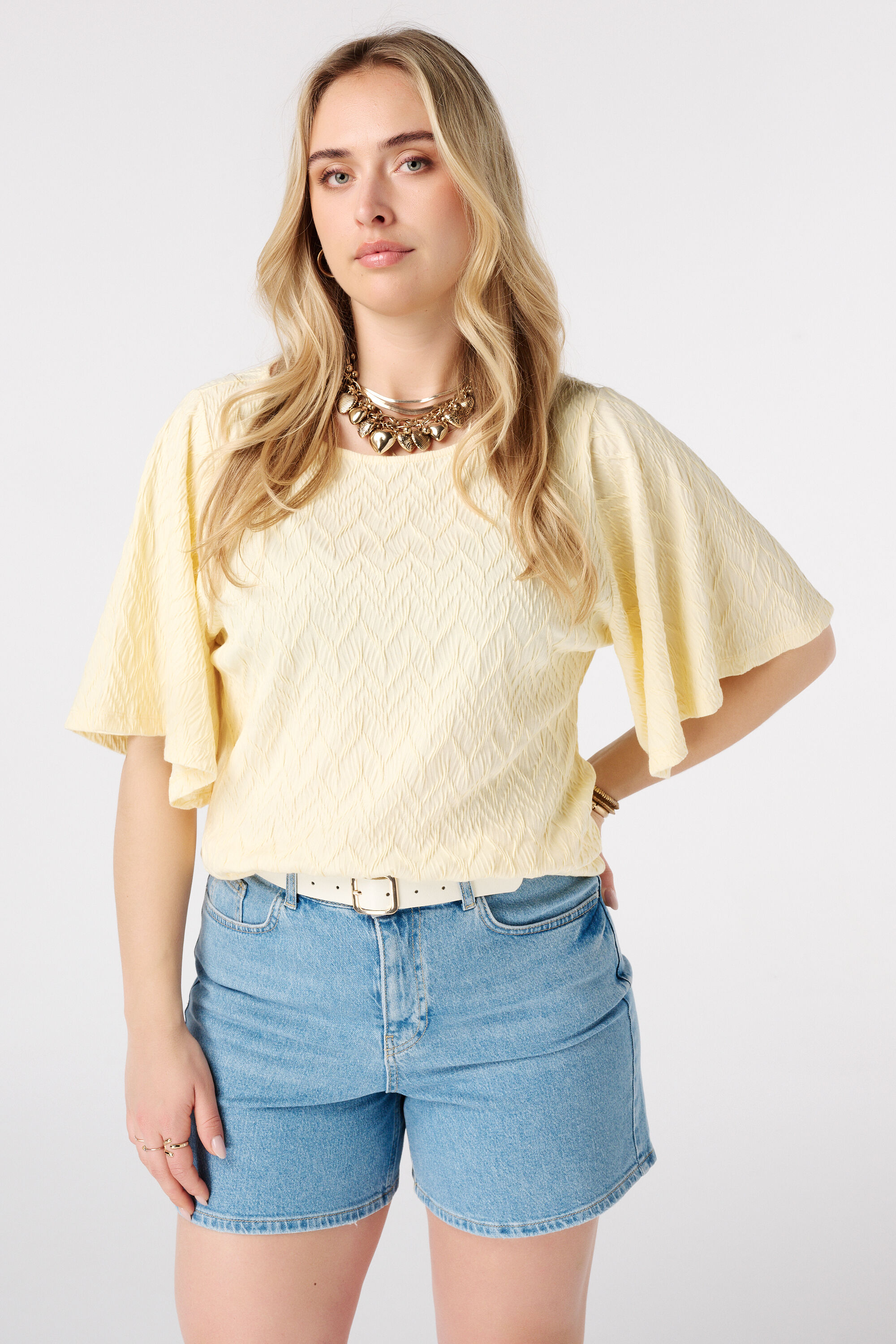 Top con escote barco image number 0