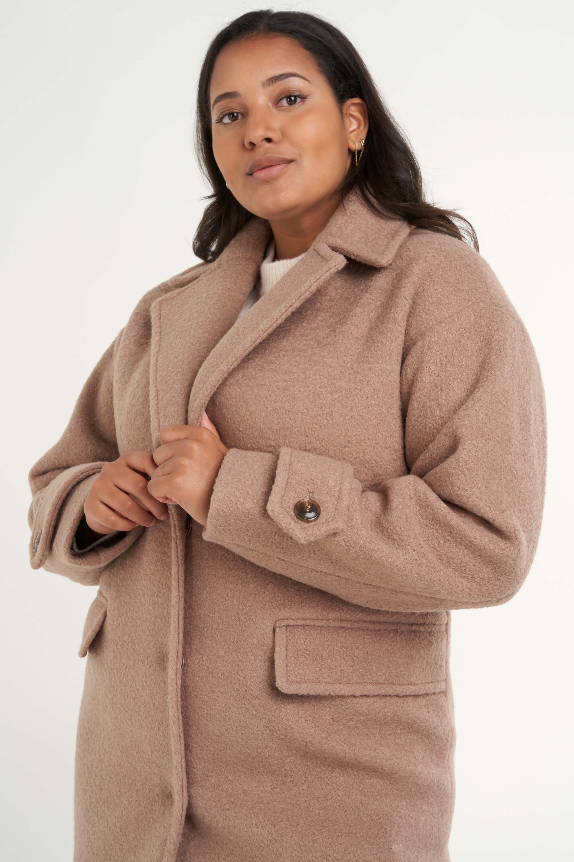 Abrigo de vestir oversized image number 5