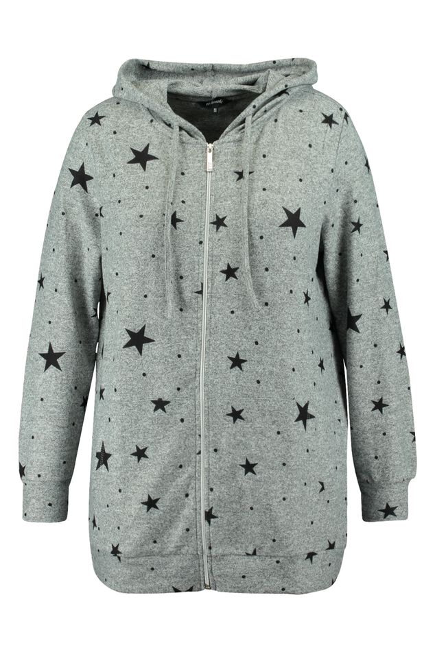 Cárdigan con estampado de estrellas image number 1