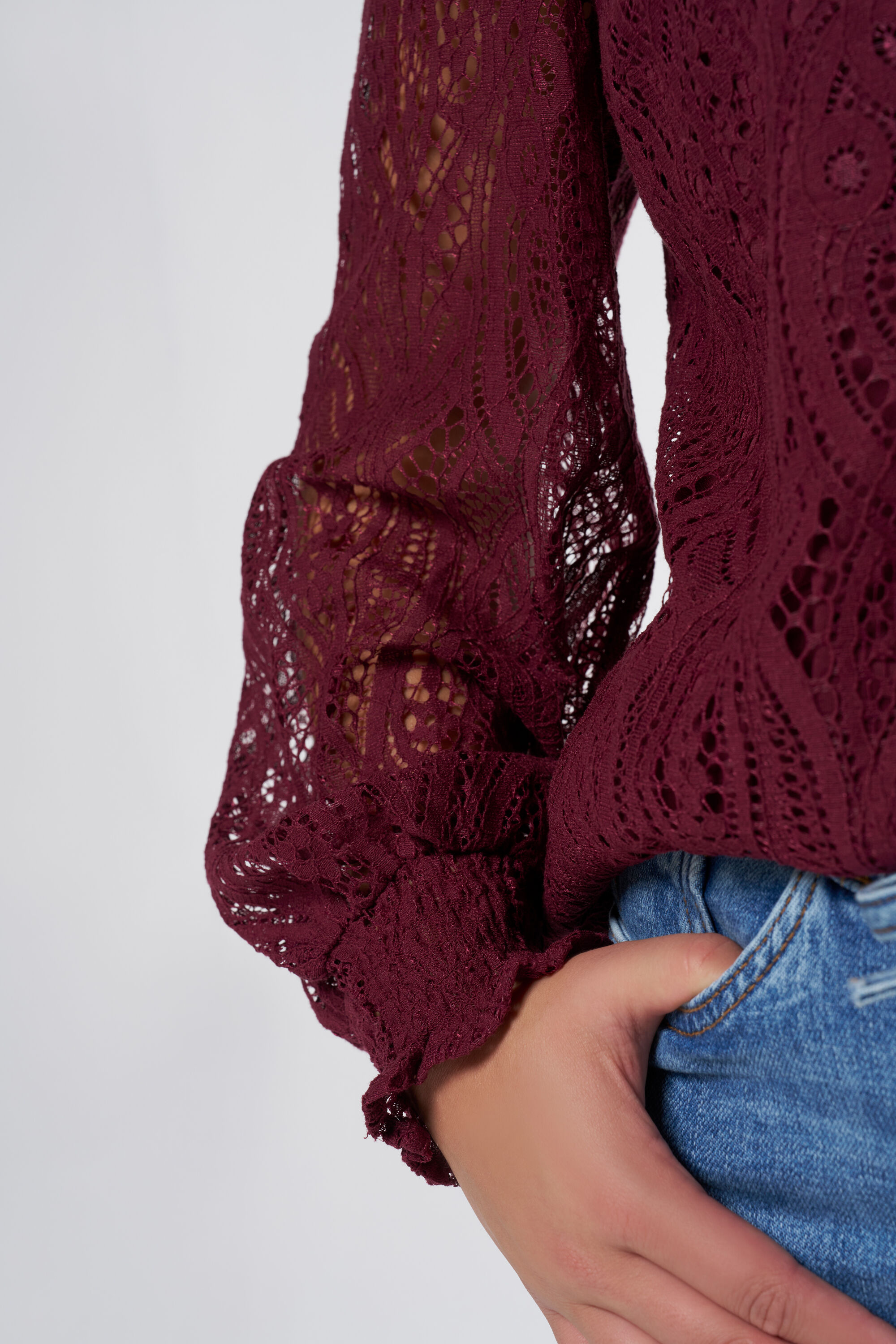 Top de encaje image number 4