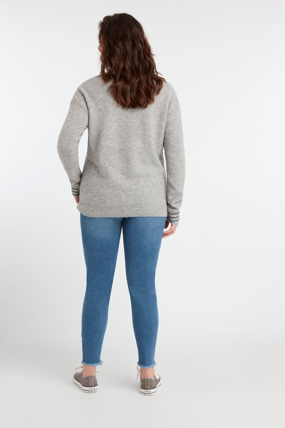 Vaqueros CHERRY superajustados con cintur&oacute;n image number 5