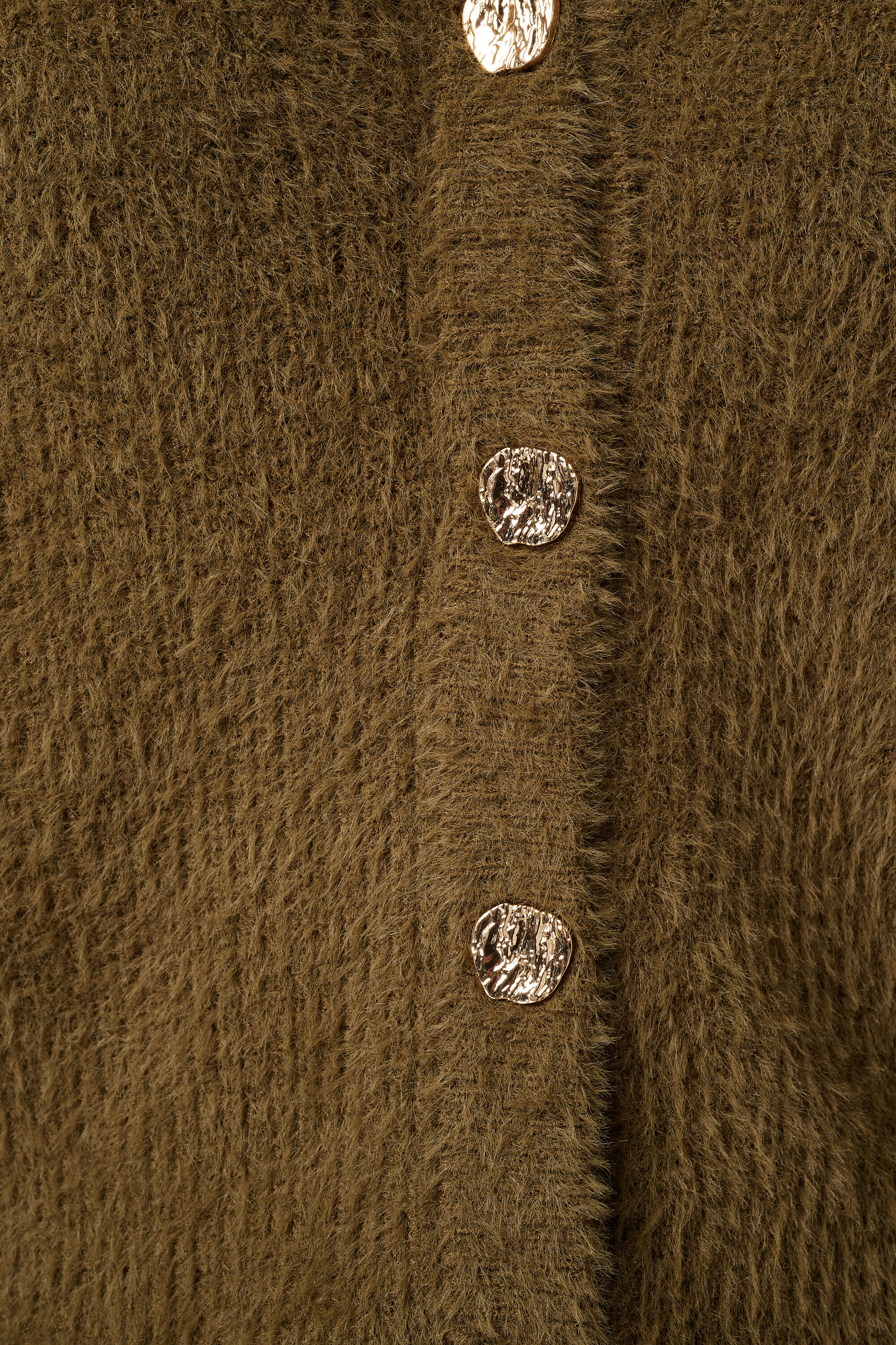 Suave chaleco con botones dorados image number 6