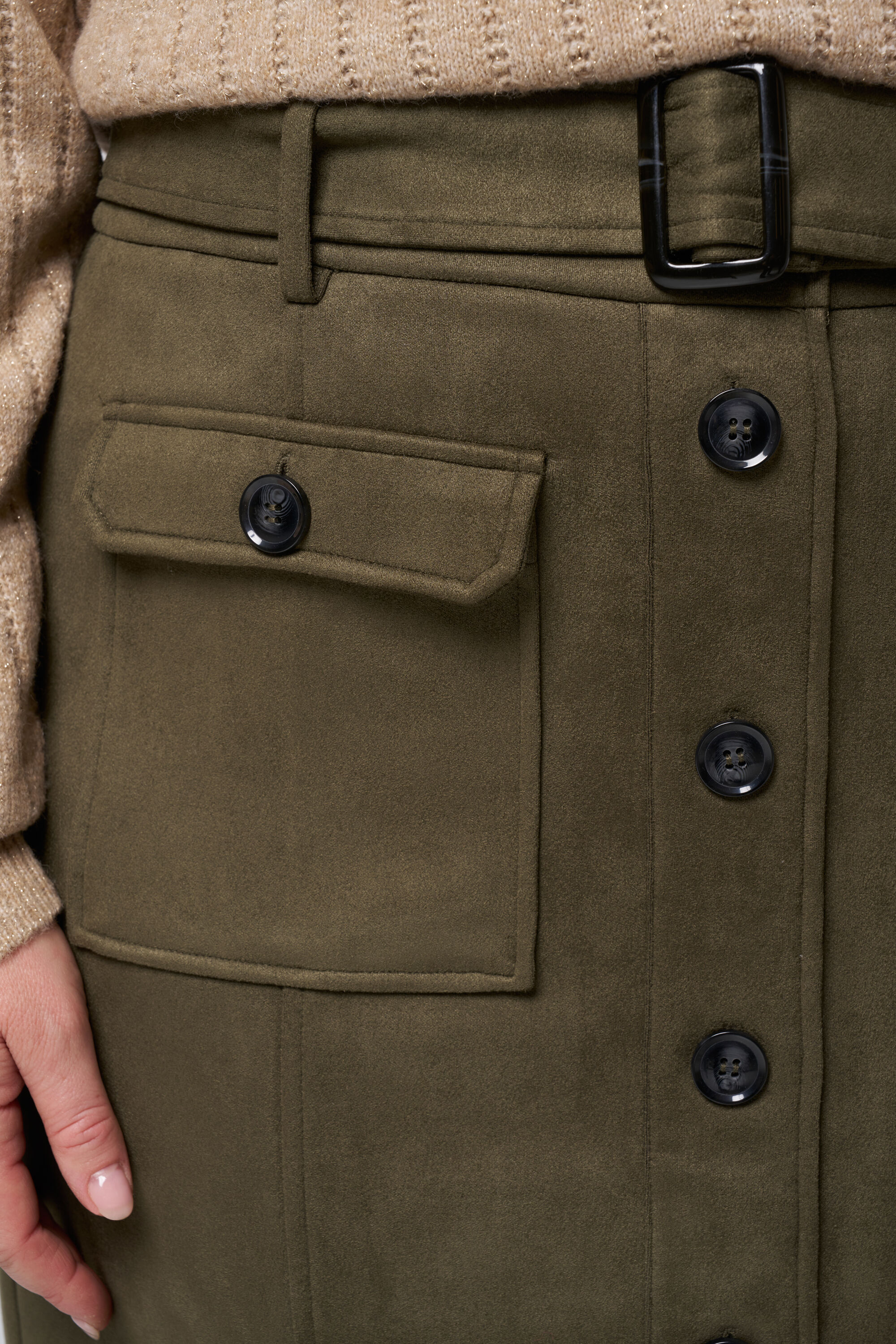 Falda con aspecto de ante image number 4