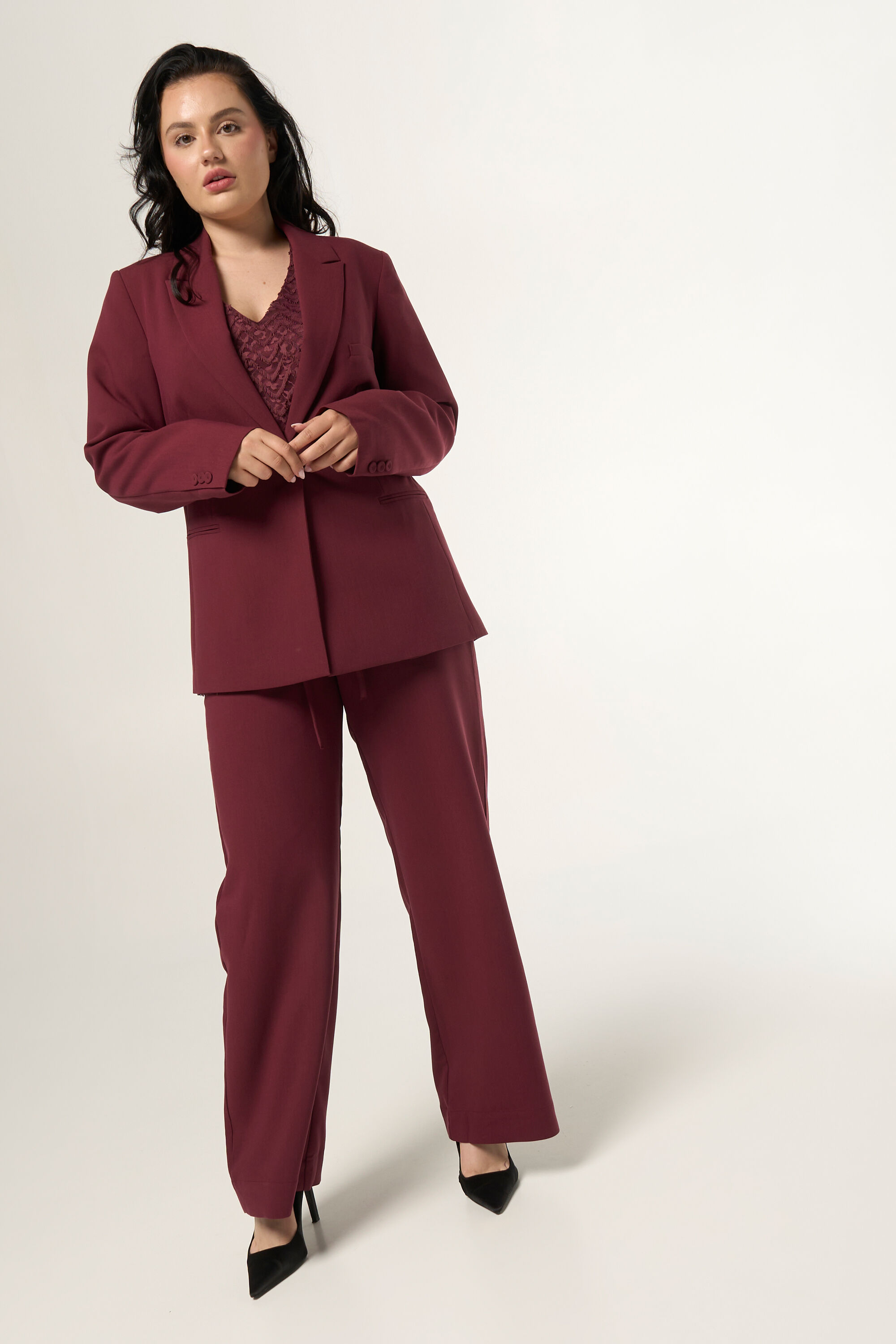 Blazer con cierre con botones image number 5