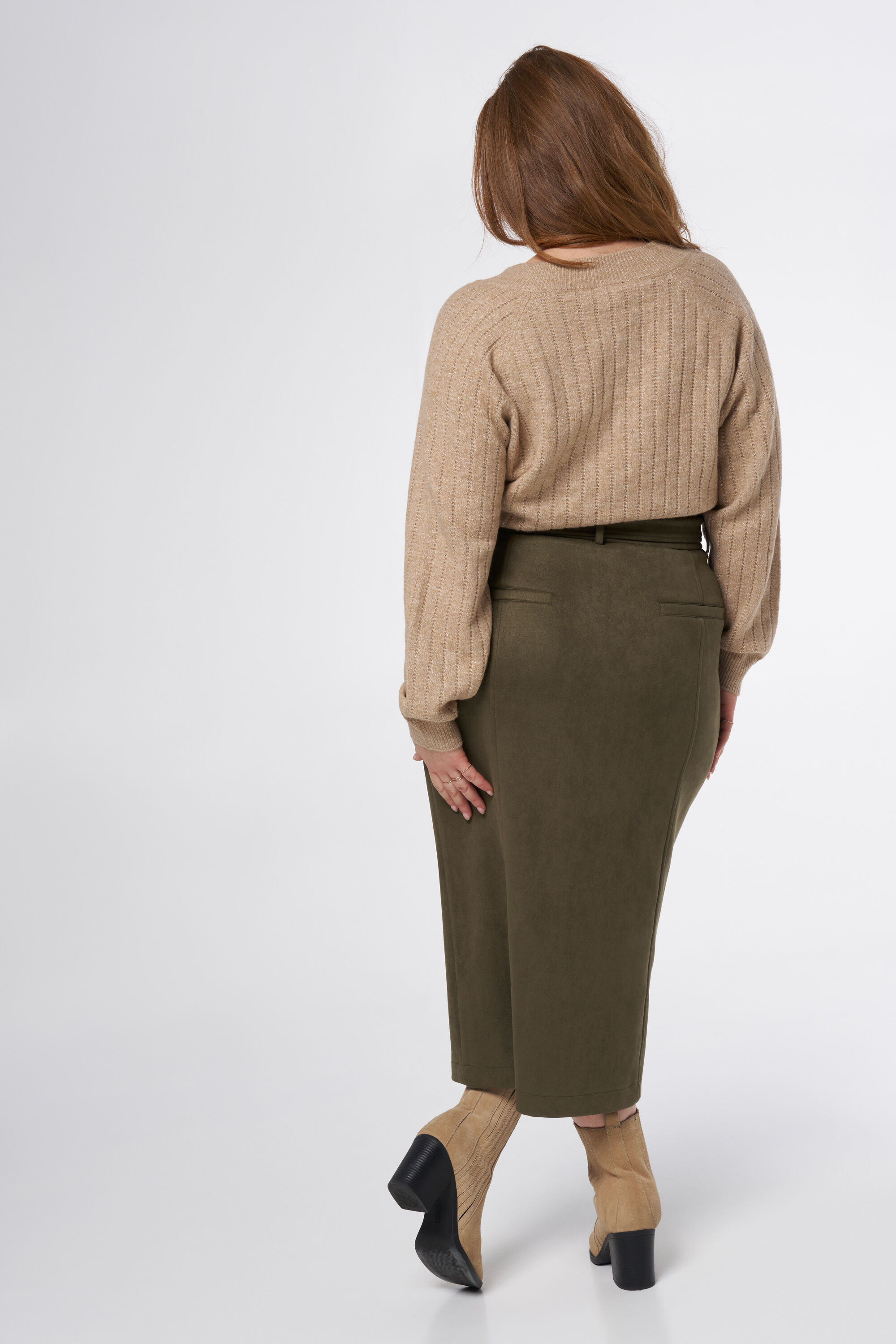 Falda con aspecto de ante image number 3