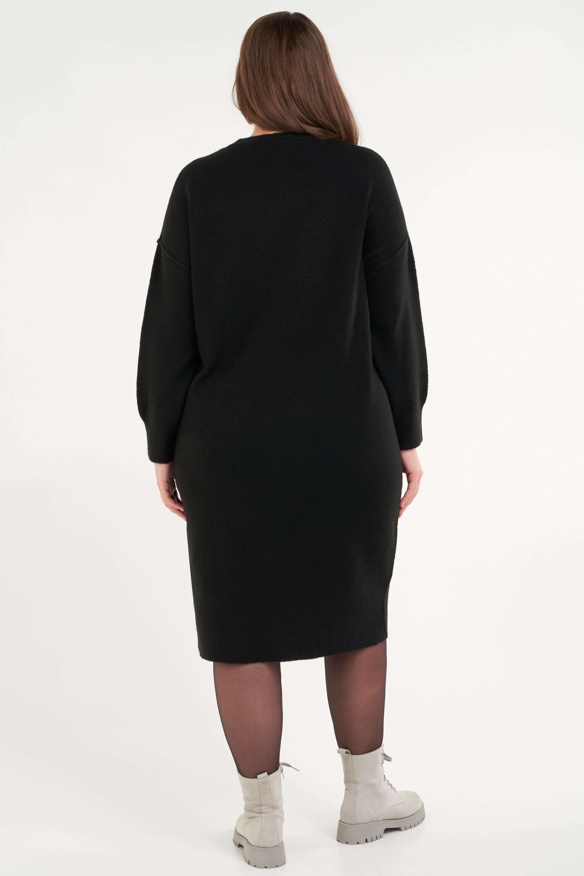 Vestido de punto largo image number 3