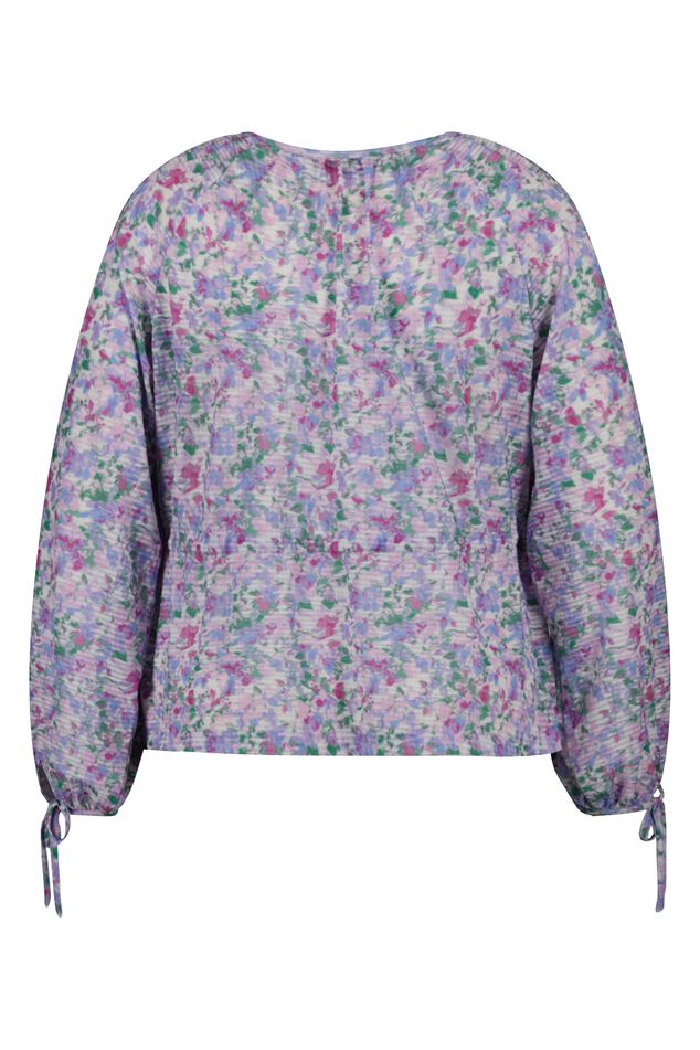 Top blusa con estampado floral image 3