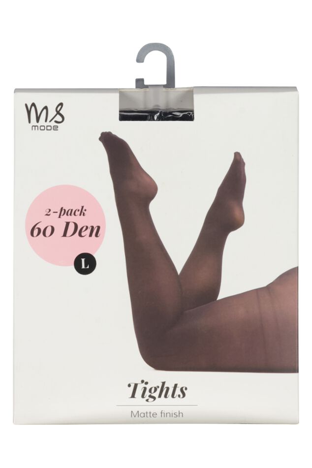 2-pack Medias básicas 60 denier image number 1