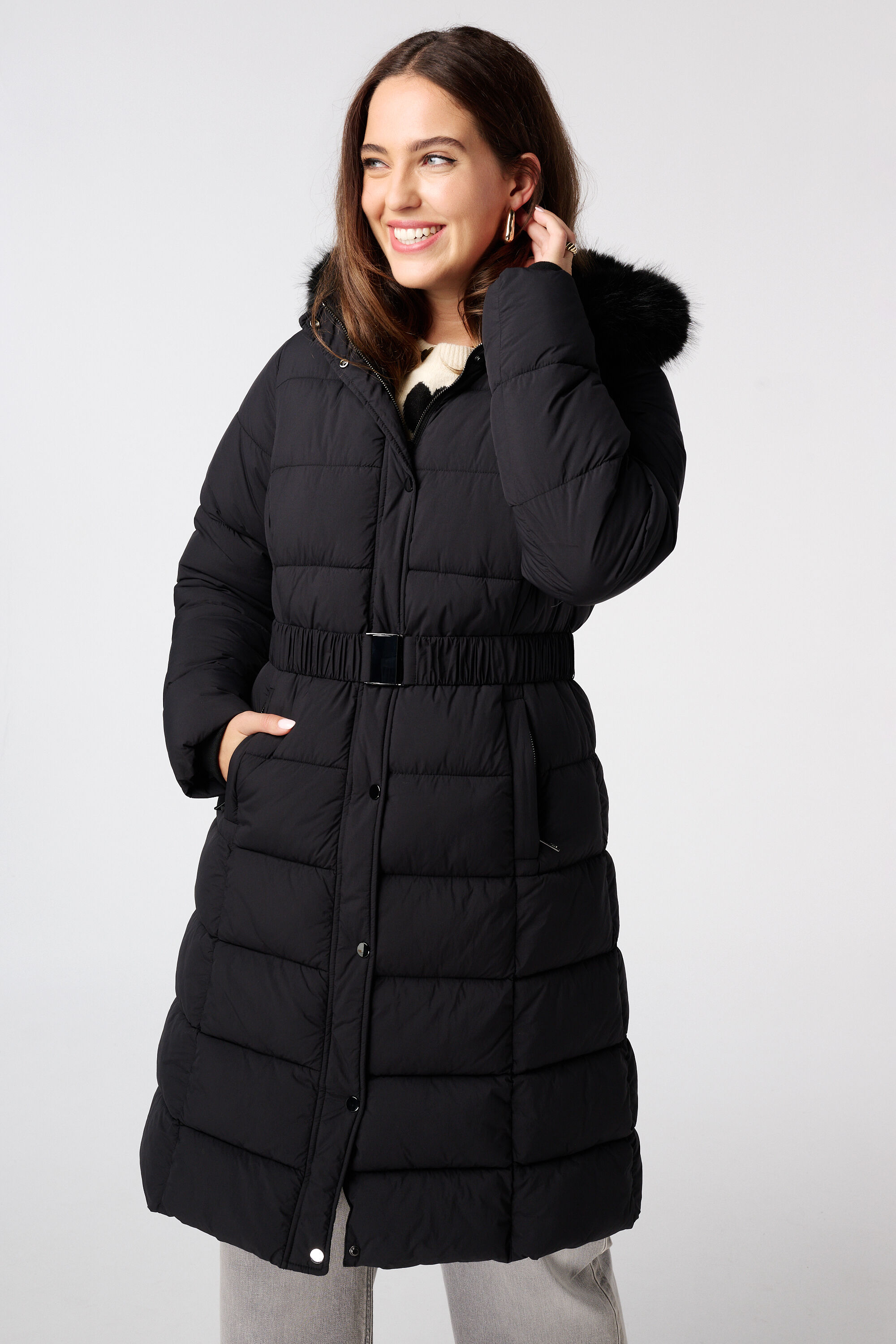 Chaqueta con cintur&oacute;n image number 5