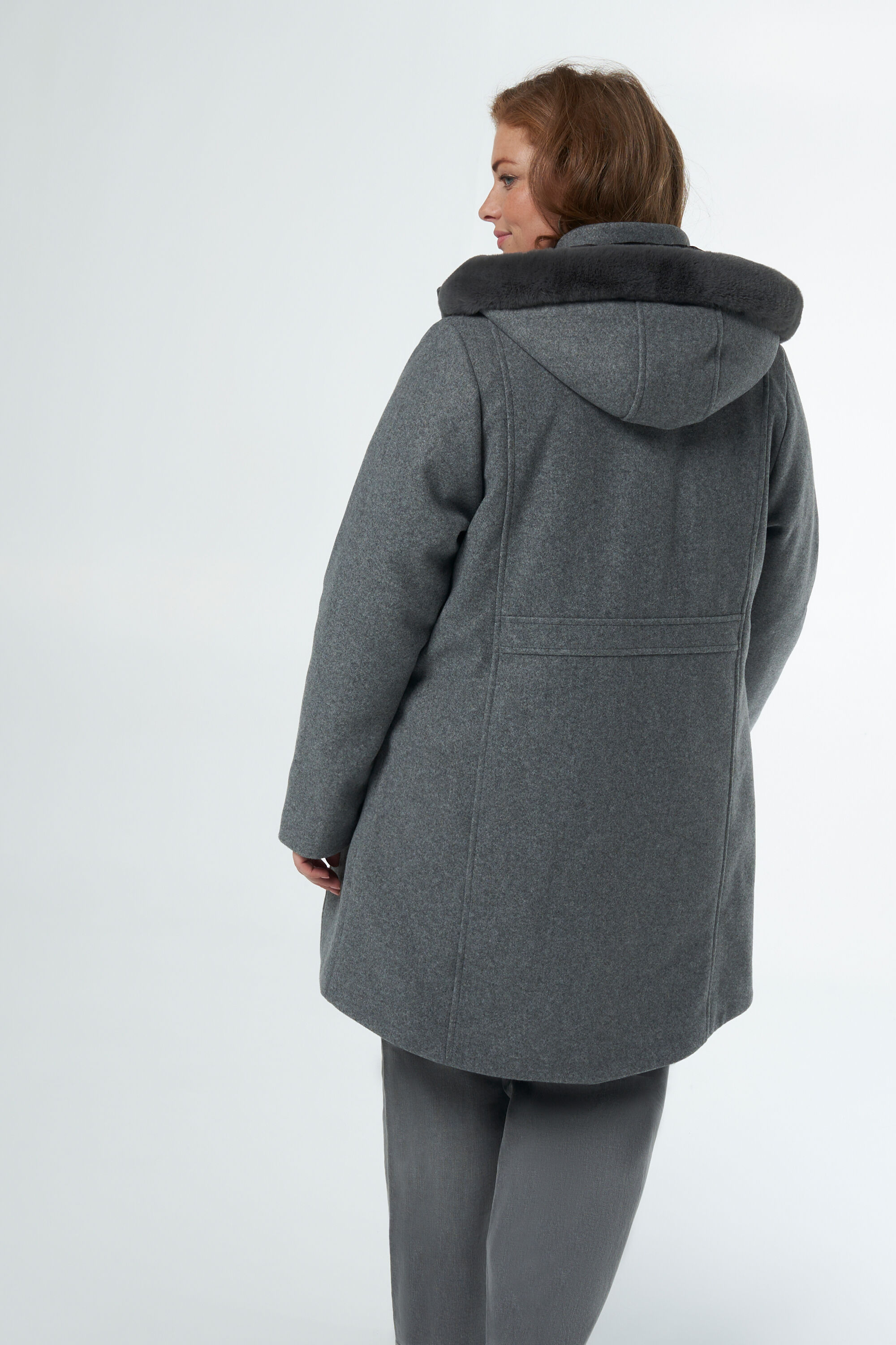 Cazadora con Cuello de Pelo Sint&eacute;tico image number 3