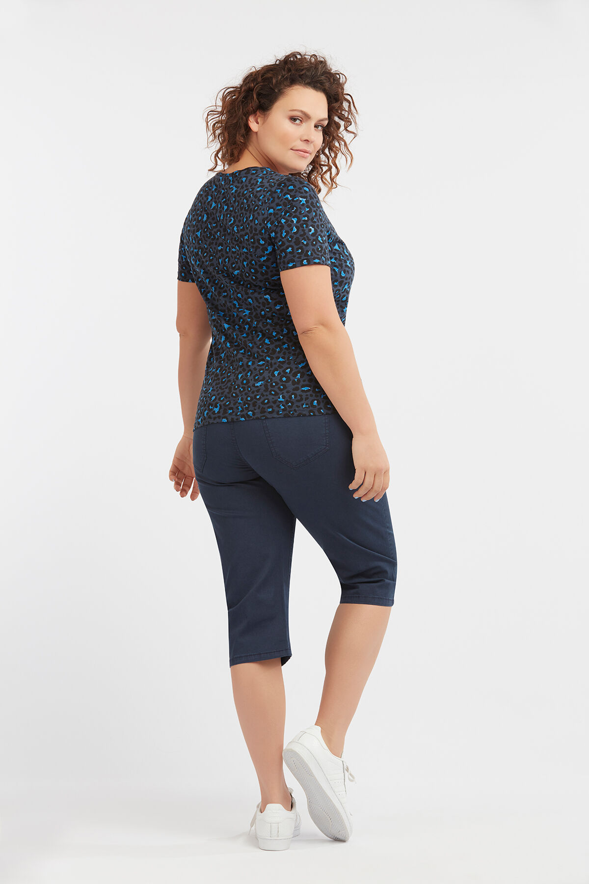 Pantalones pirata de algod&oacute;n image number 6