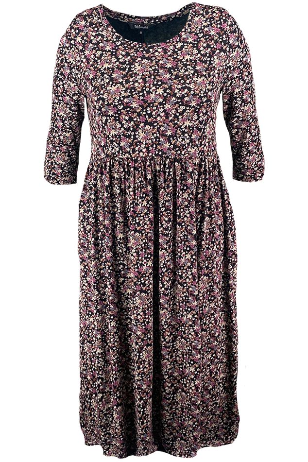 Vestido largo con estampado  image number 1