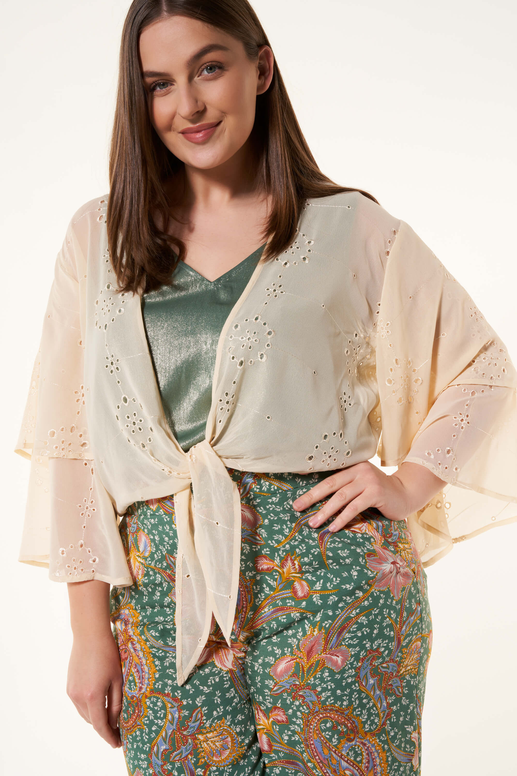 Mujeres Blusa anudada MS Mode