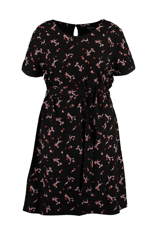 Vestido con cinto image number 2