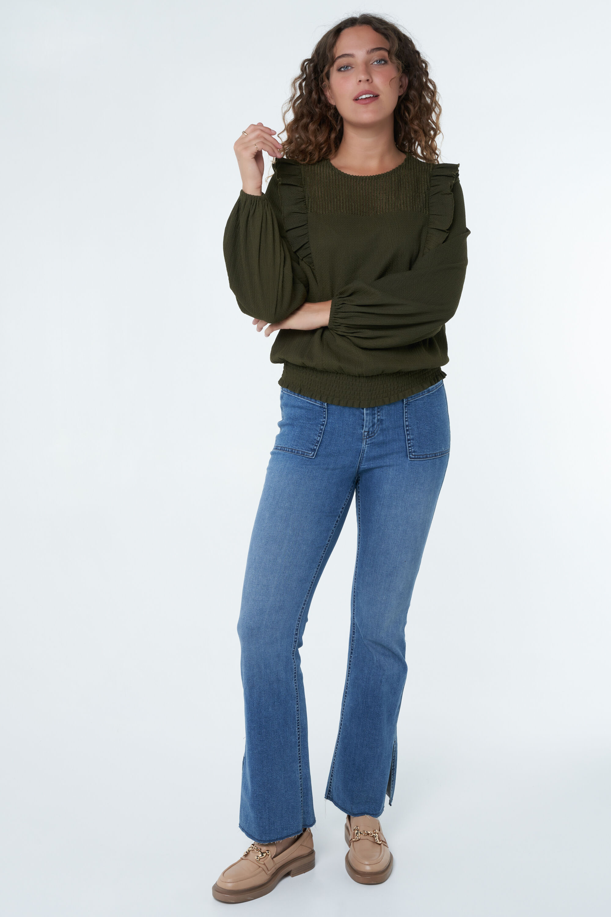 Top con corte globo image number 5