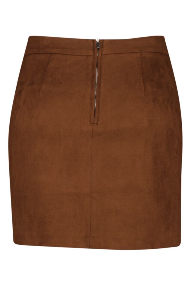 Falda cruzada de ante sintético image number 3