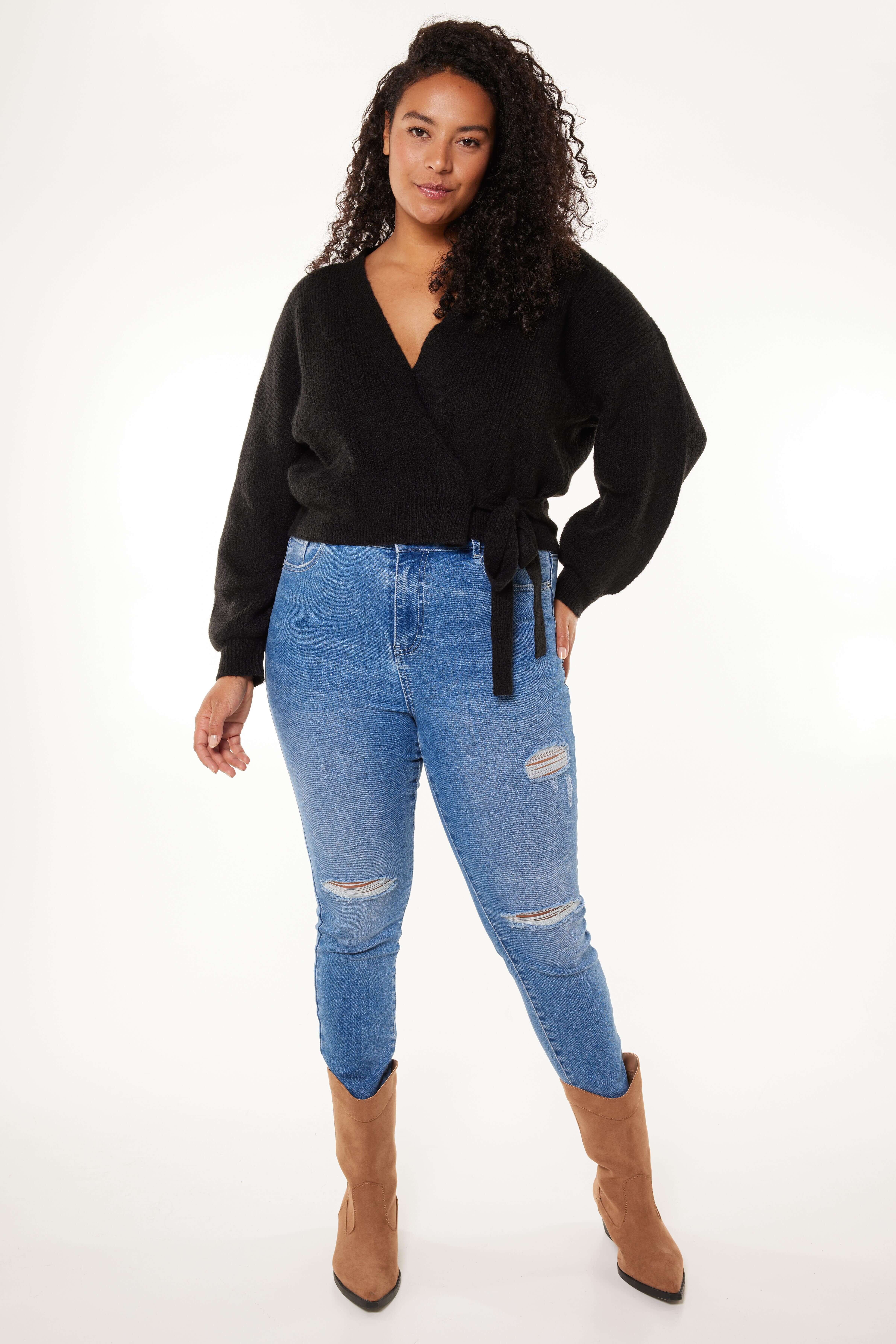 C&aacute;rdigan cruzado de punto   image number 5