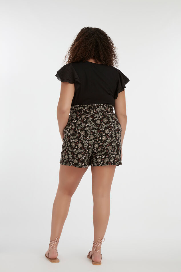 Shorts de viscosa con estampado image number 3