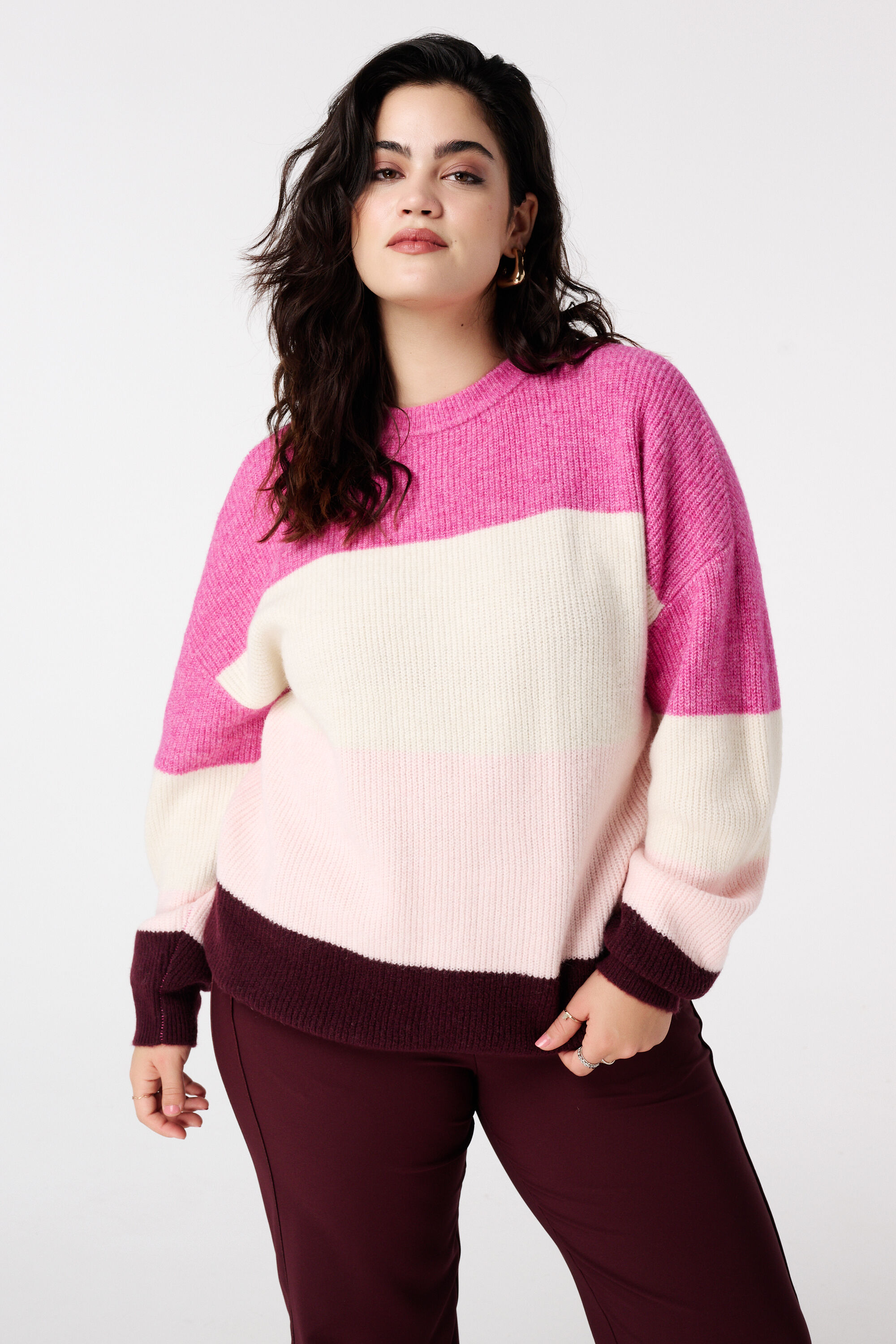 Jersey de punto con mangas acampanadas