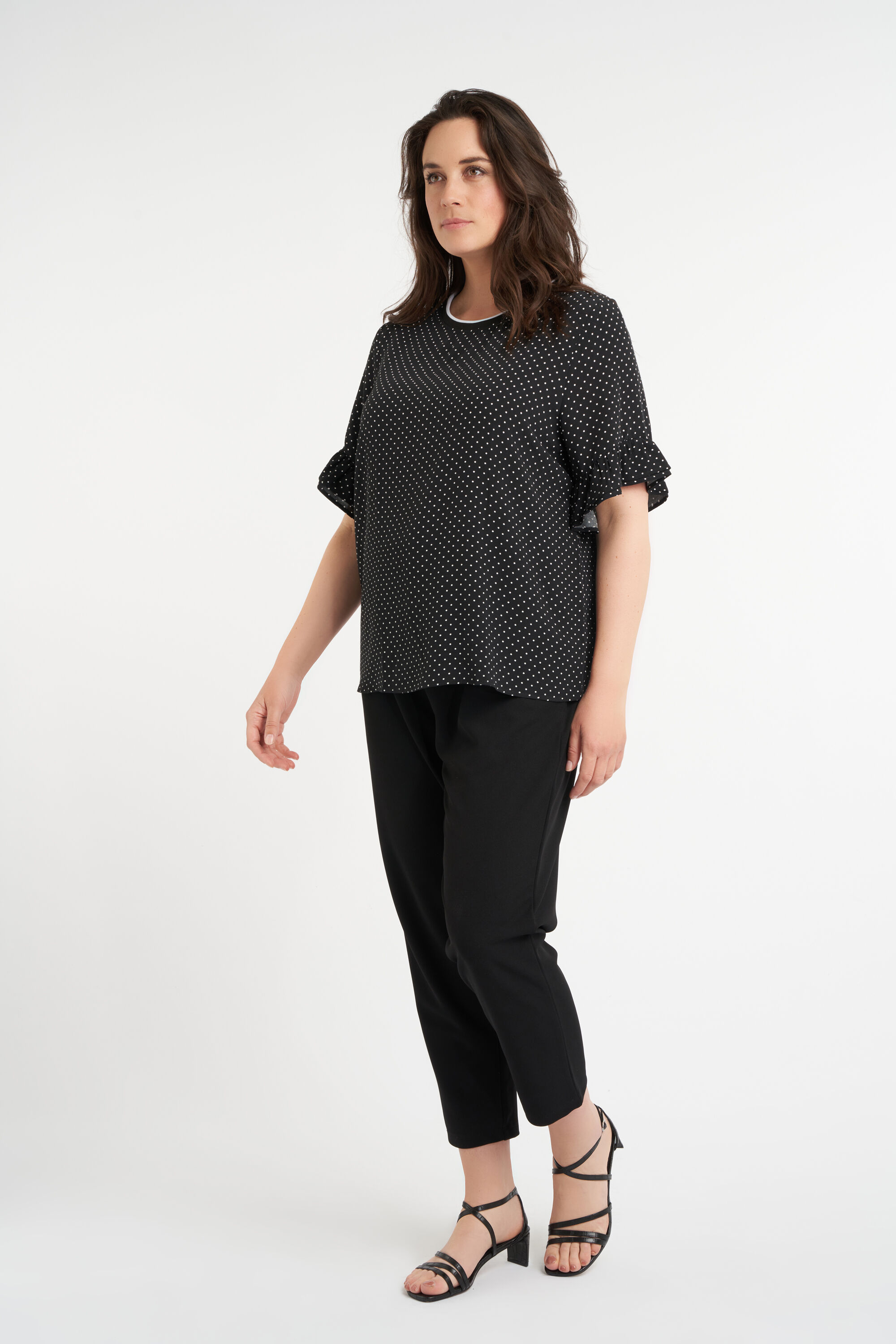 Top con cuello redondo image number 5