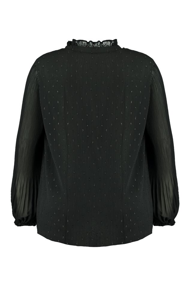 Blusa con mangas plisadas image number 3