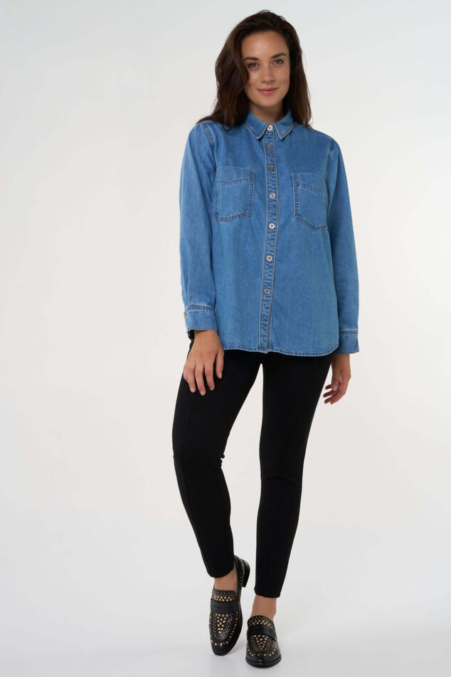 Blusa denim image number 0