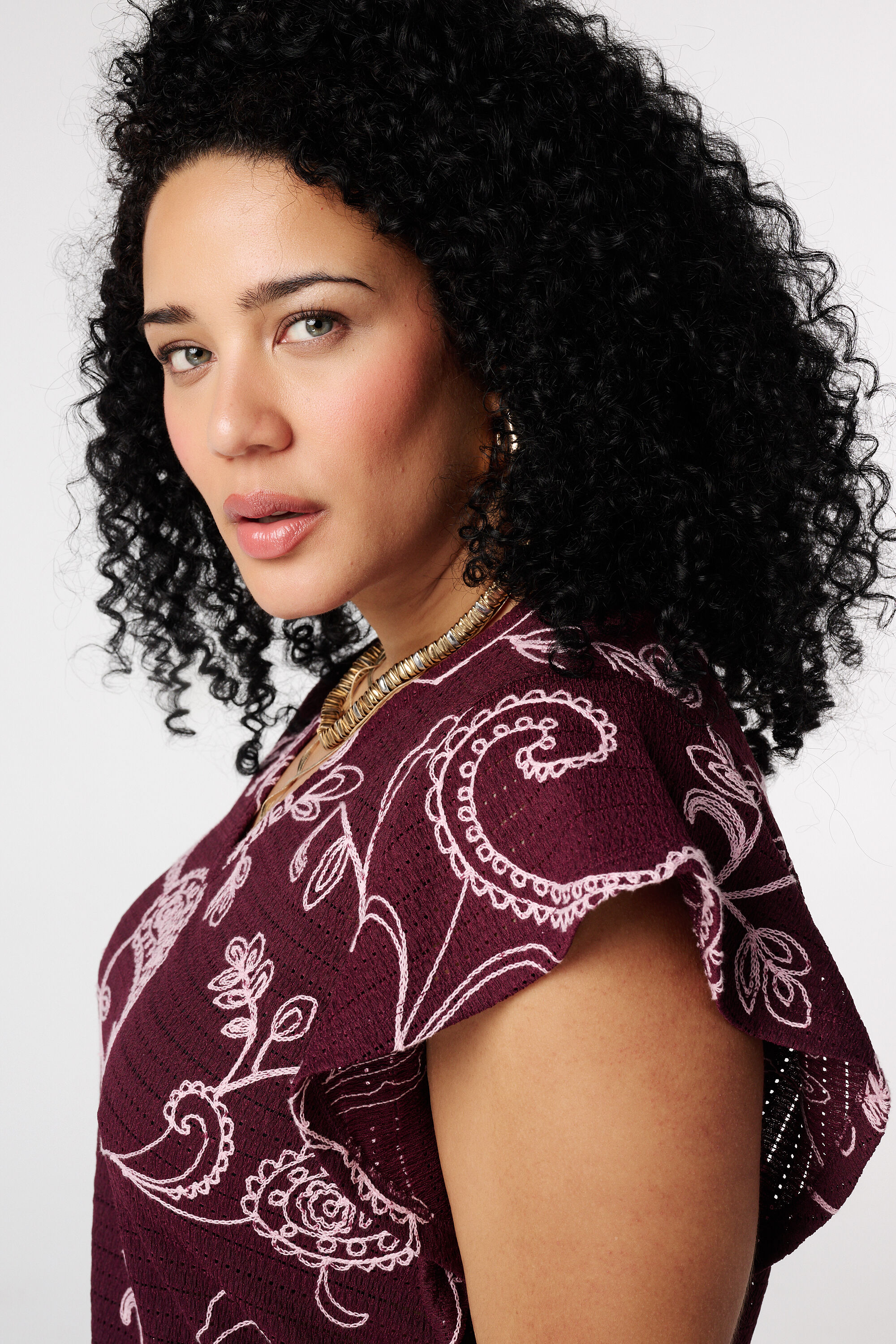 Top con estampado paisley image number 4